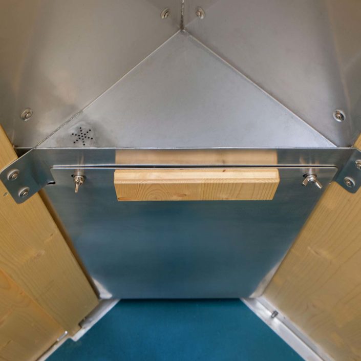 Handwaschstation-Becken der Humero / Humero Rollin (Trockentoilette zu mieten / kaufen).